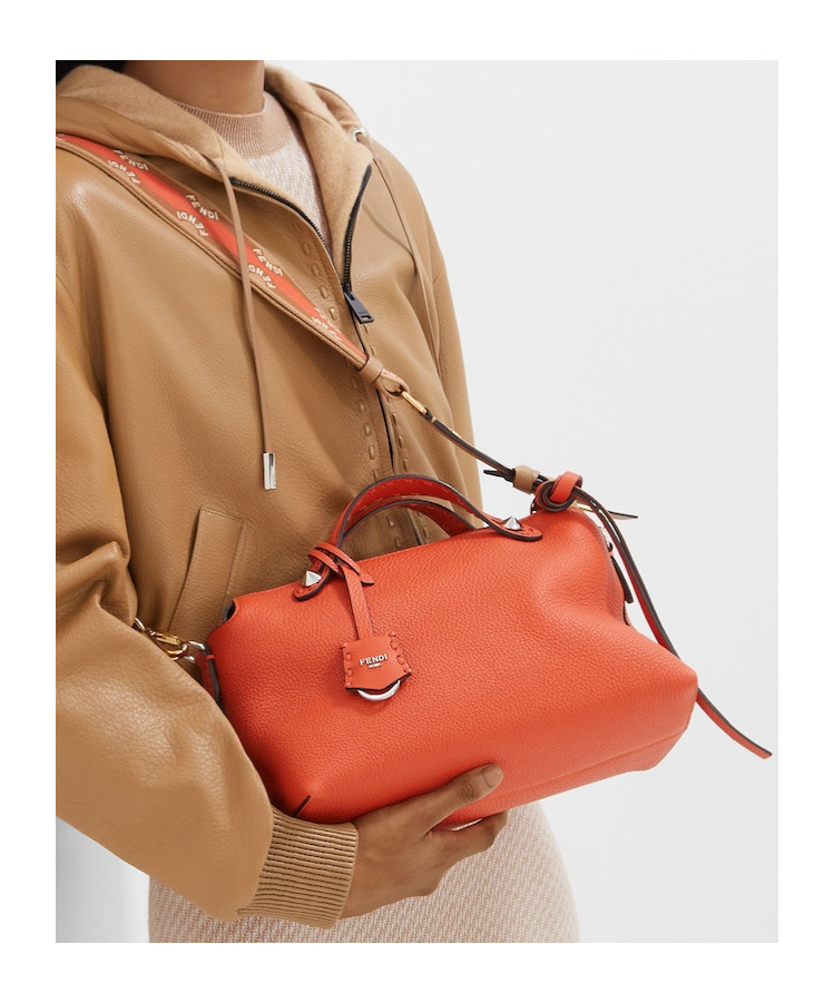 Fendi By The Way Selleria Medium Shoulder Bag In Red
