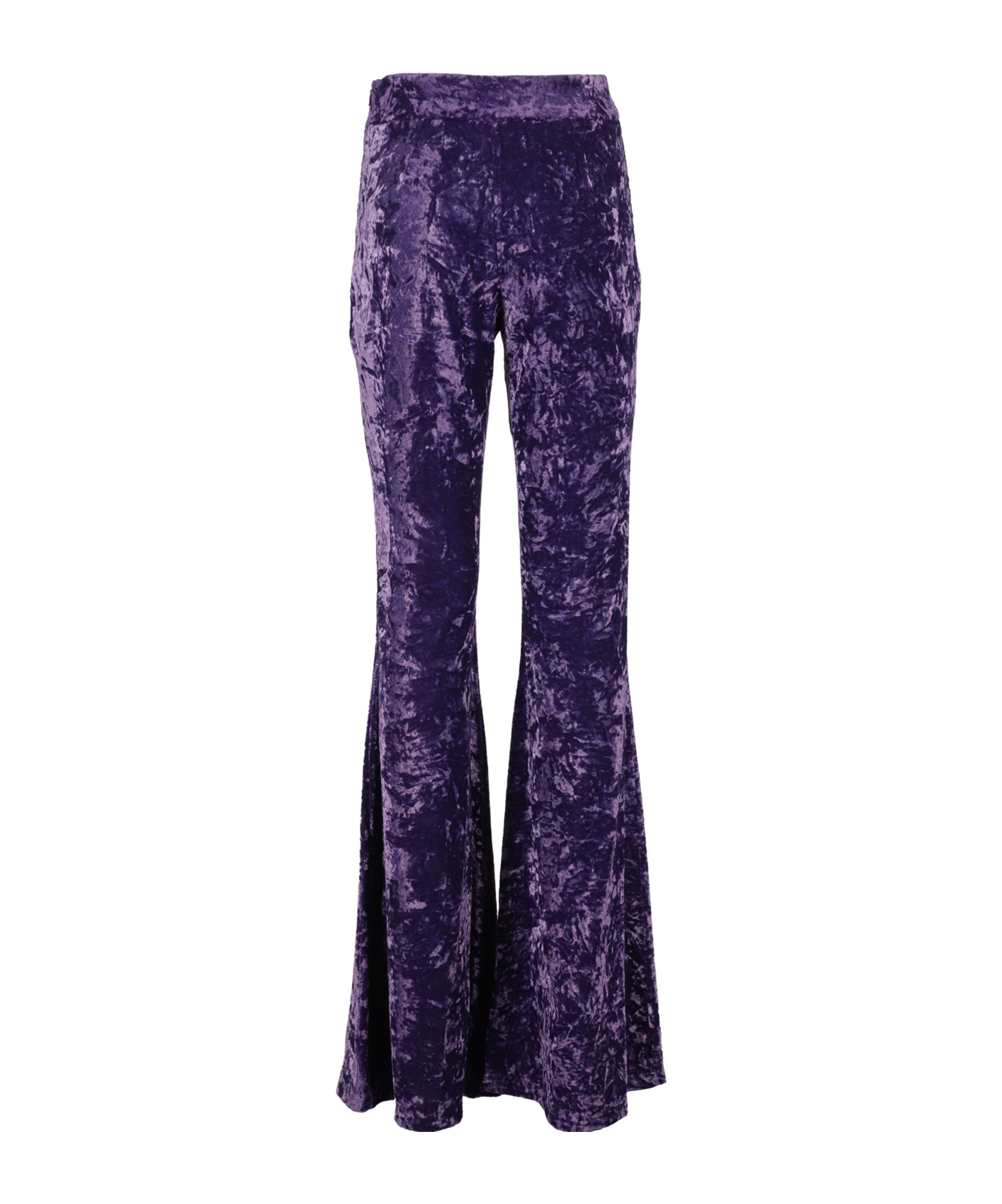 Aniye By Flared Casual Pants In Purple