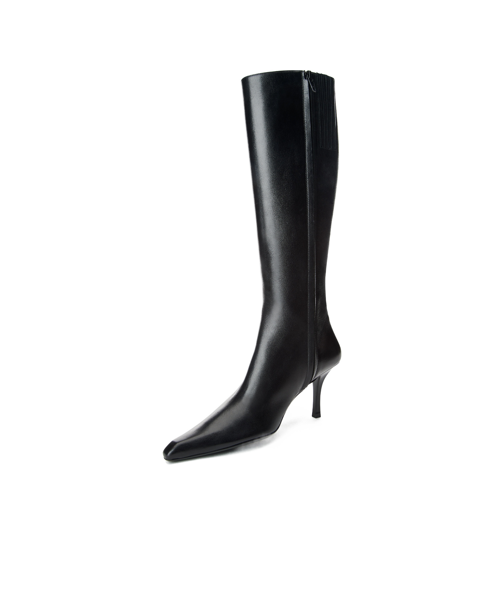 Alexander Wang Vivica 85mm Knee-high Boot In Leather In Black