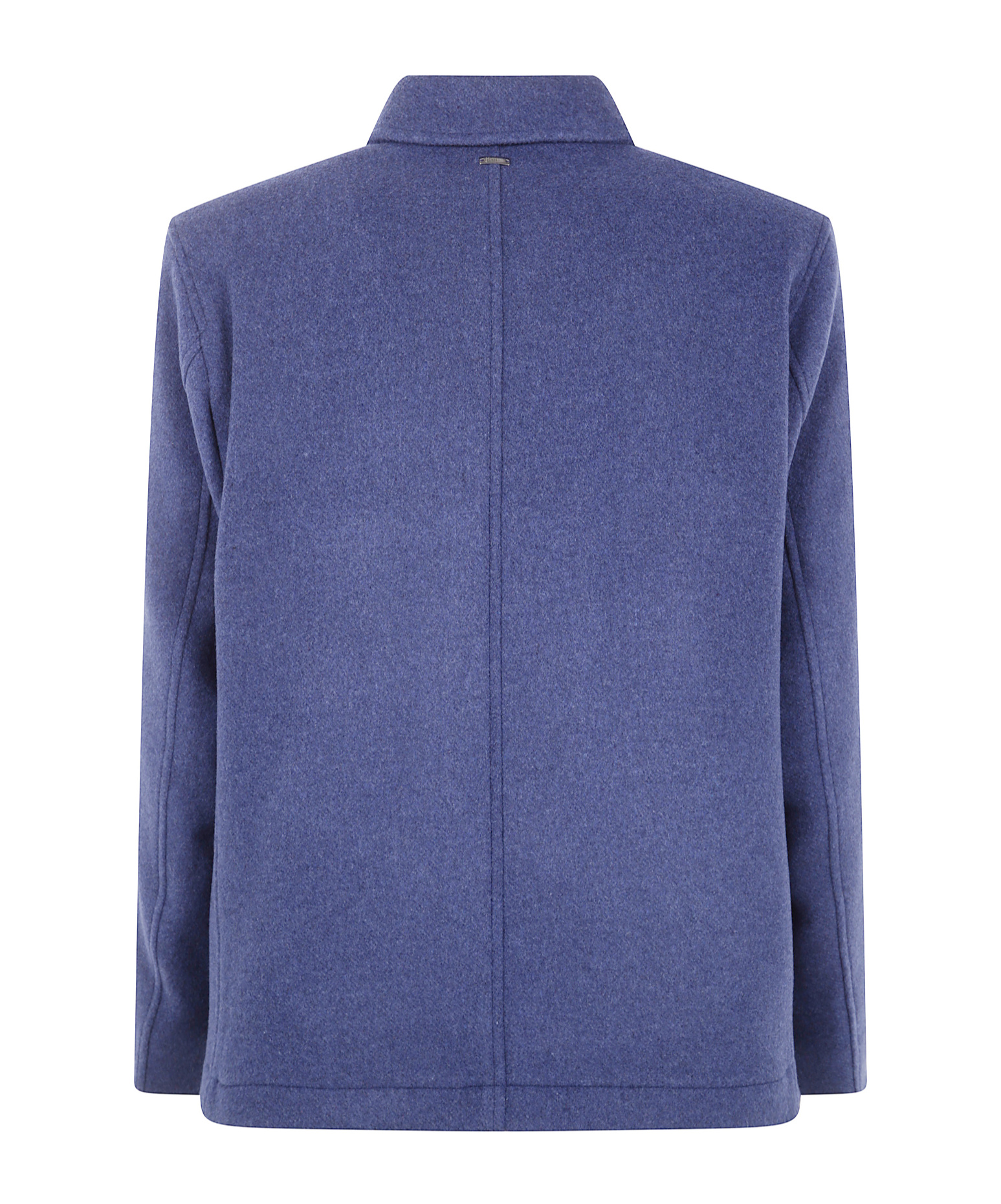 Herno Shirt Collar Field Jacket In Blue