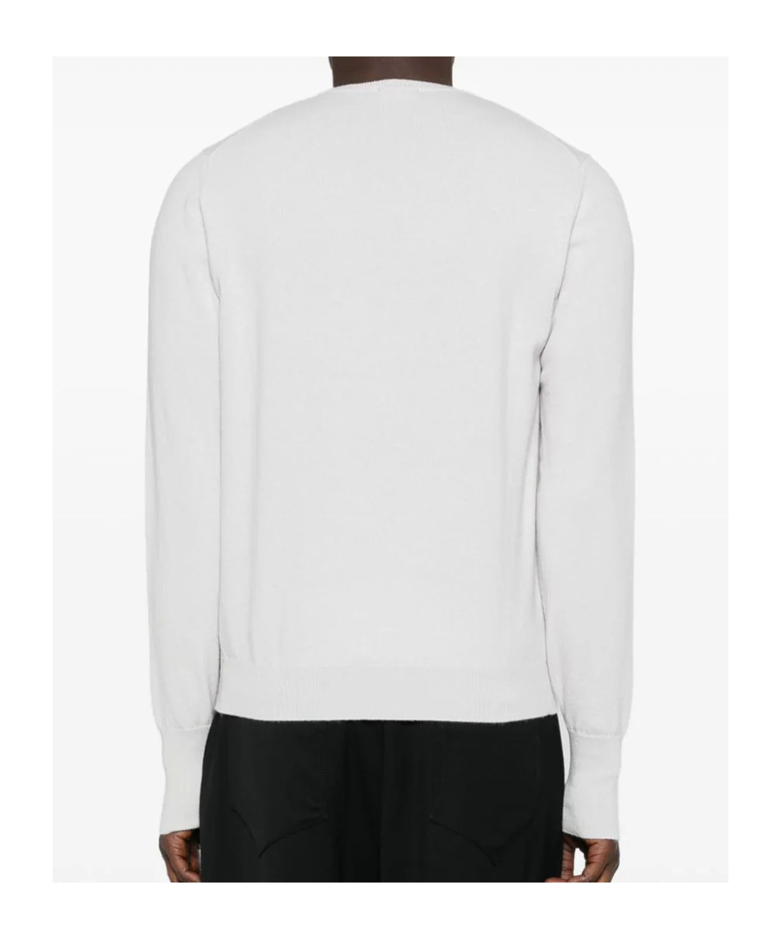 Drumohr Round Neck Sweater In White