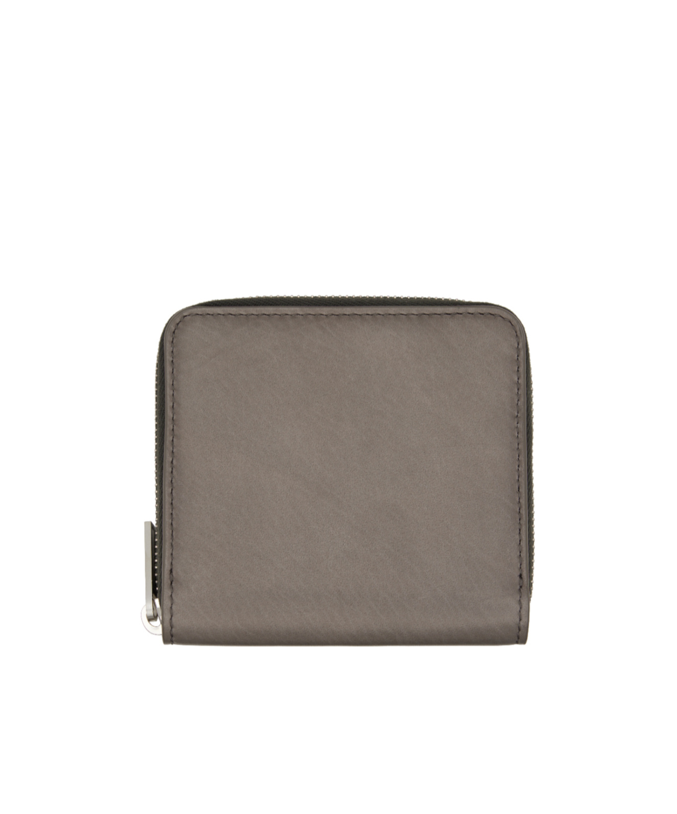 Rick Owens Gray Concordians Zipped Wallet In Gray