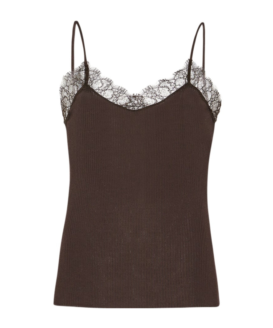 The Row Brown Ikee Camisole In Green