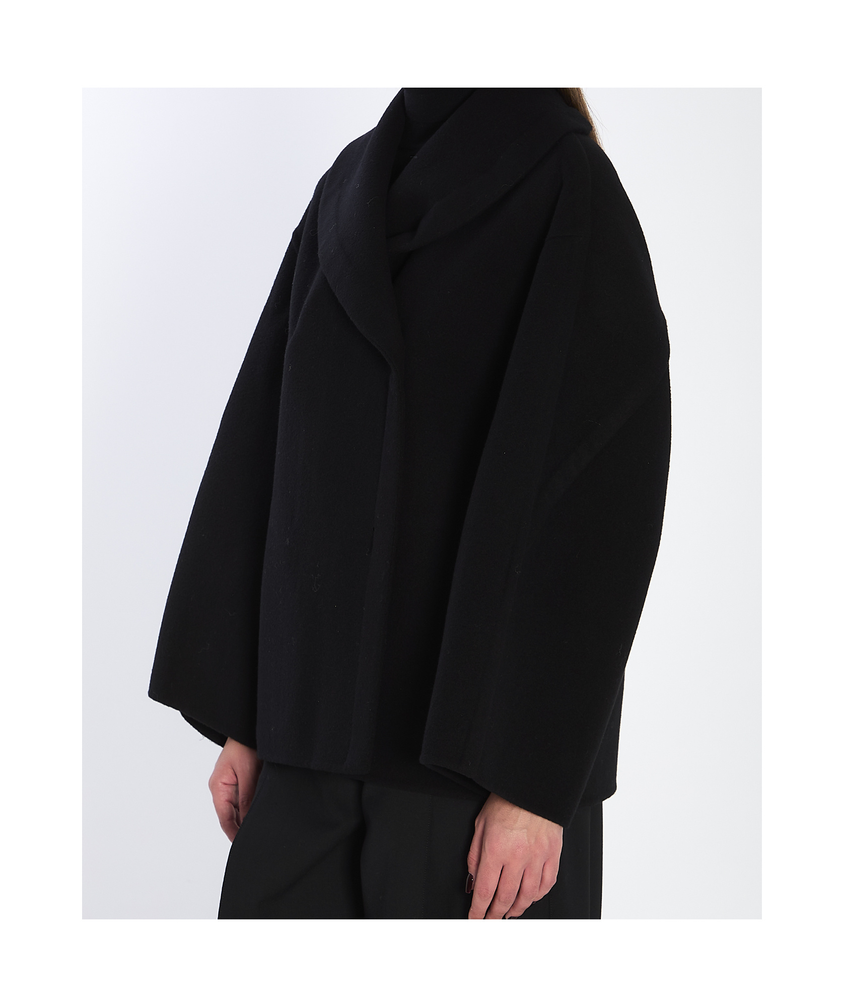 The Row Temur Coat In Virgin Wool In Black