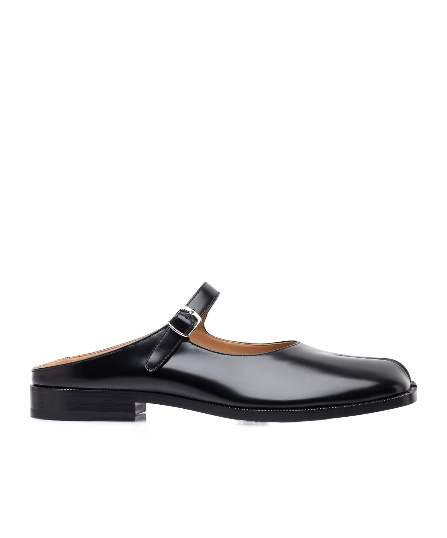Maison Margiela Black Tabi City Mary-jane Oxfords In H8396