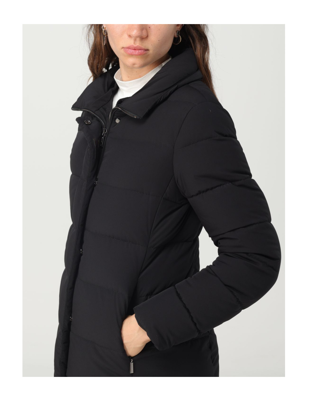 Moorer Coat  Woman Color Black In Black