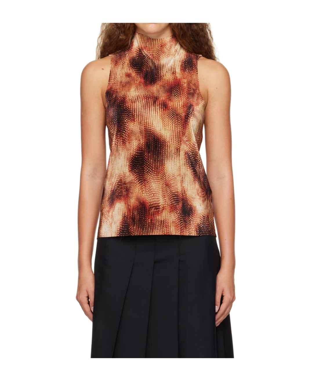 Song For The Mute Sleeveless Camisole In Brown