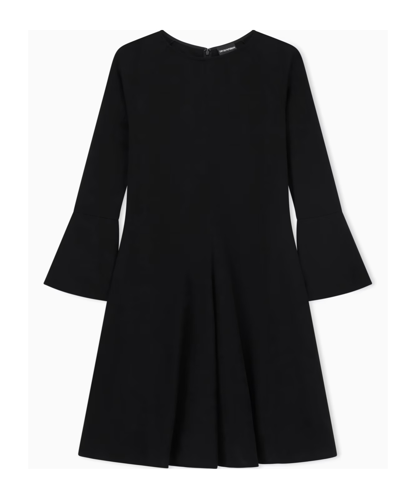 Emporio Armani Flared Dress In Black
