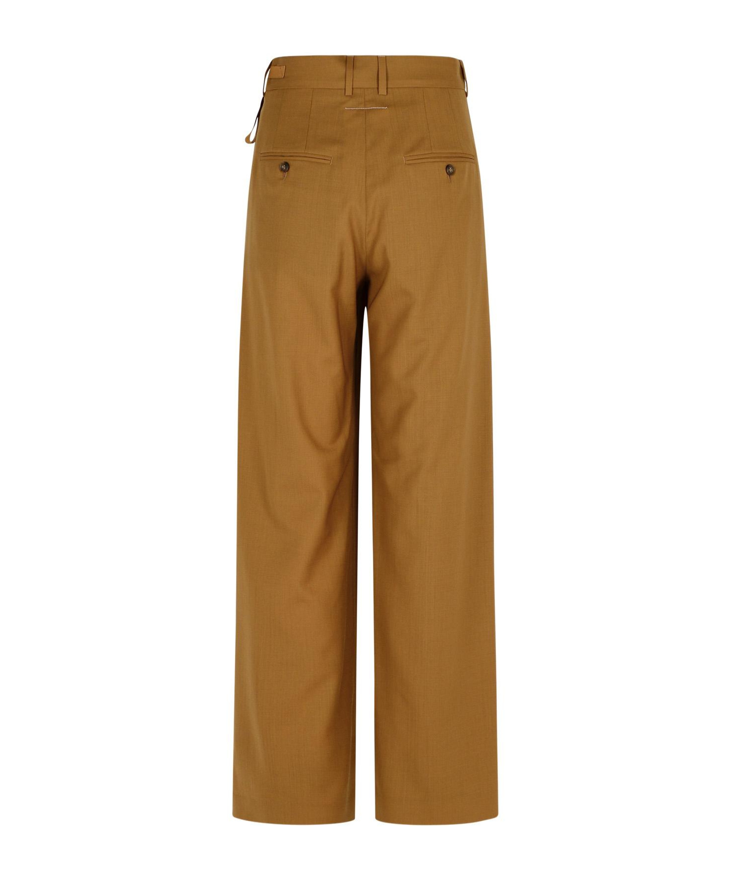 MM6 MAISON MARGIELA WRAP-DESIGN FLARED TROUSERS