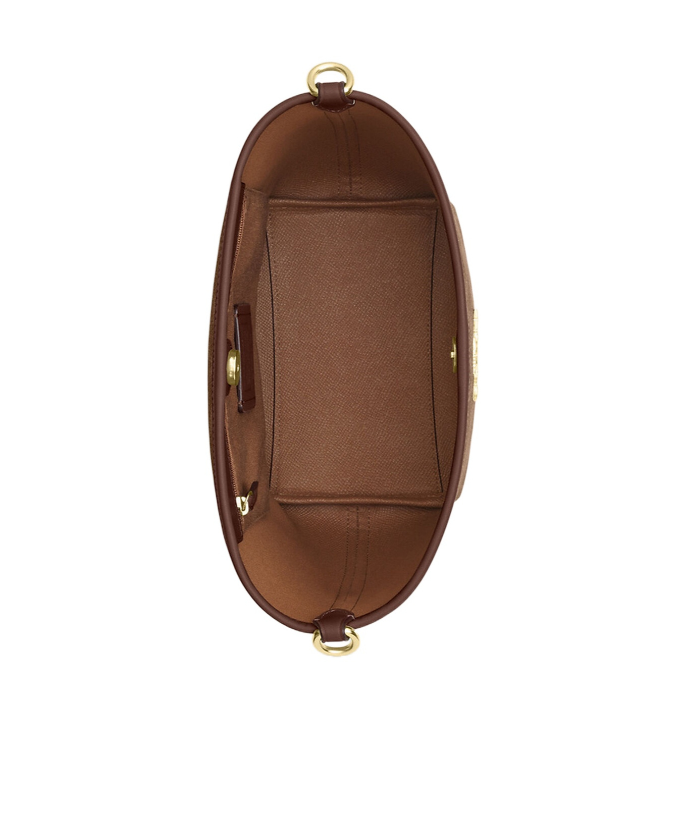 Coach City Large Bucket Bag In Signature Canvas In Brown