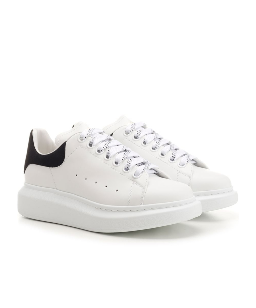 Shop Alexander Mcqueen Lace-up Low-cut Sneakers In White