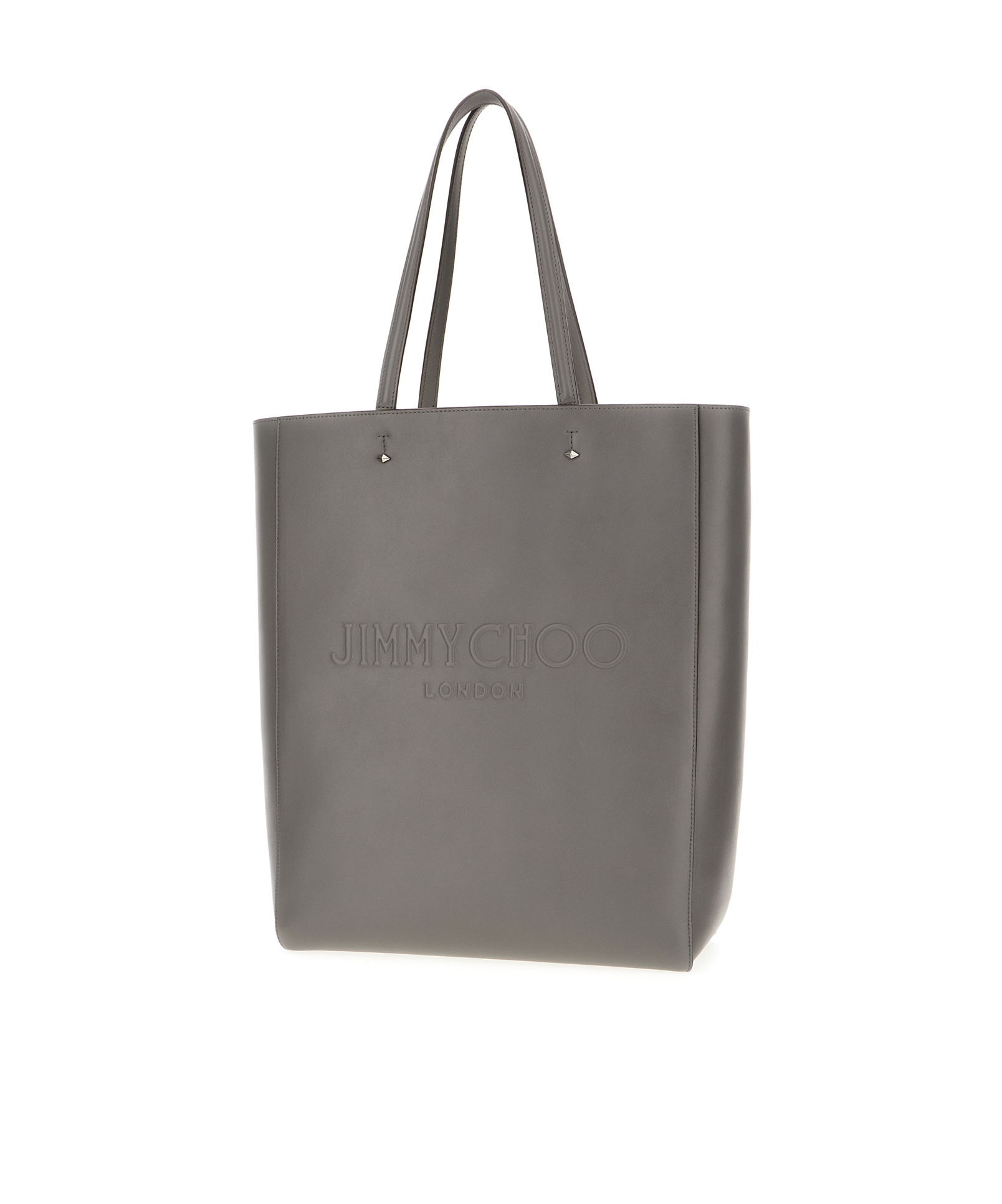 Jimmy Choo Double-handle Handbag In Gray