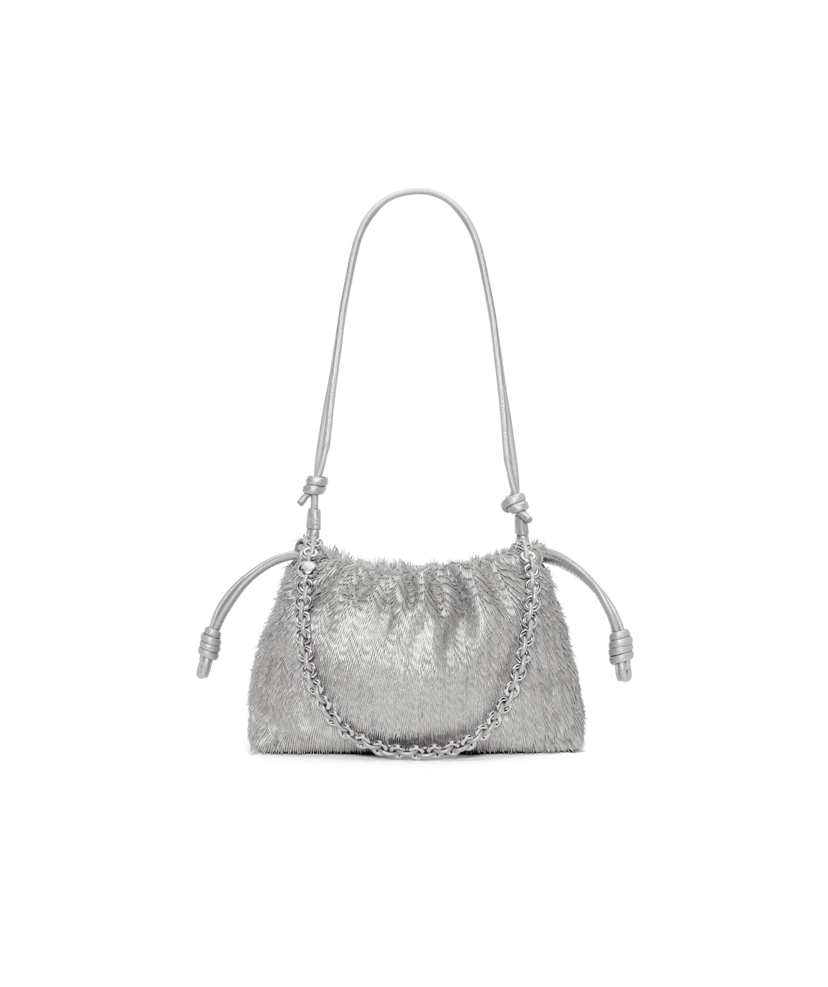 Loewe Flamenco Purse Shoulder Bag In Gray