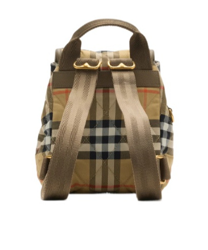 Burberry Mini Horseshoe Quilted Nylon Backpack Bags In Multi
