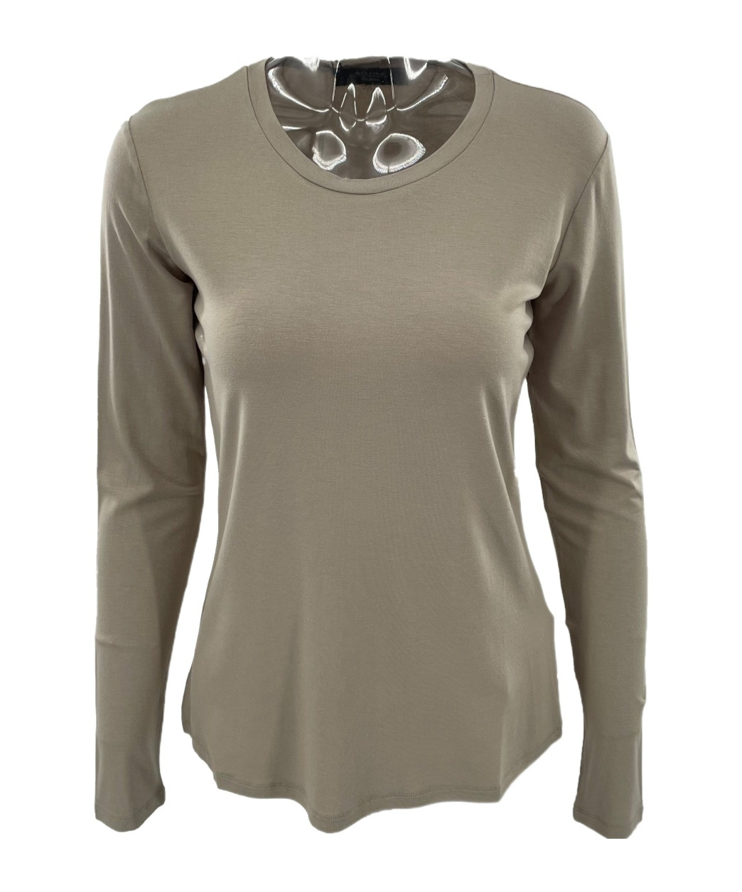 Weekend Max Mara Long-sleeved T-shirt In Gray