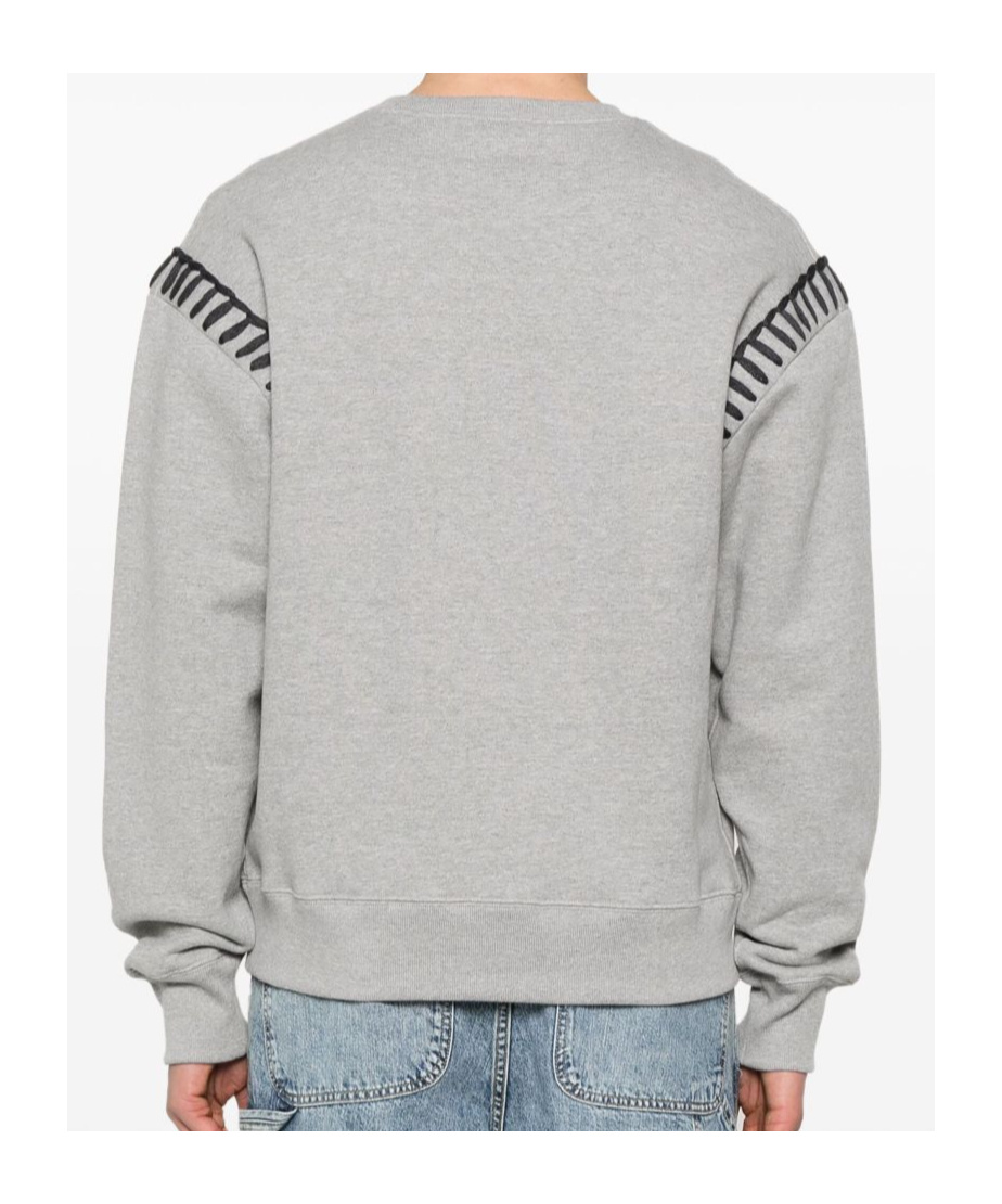 Alexander Mcqueen Skull Sweatshirt In Gray
