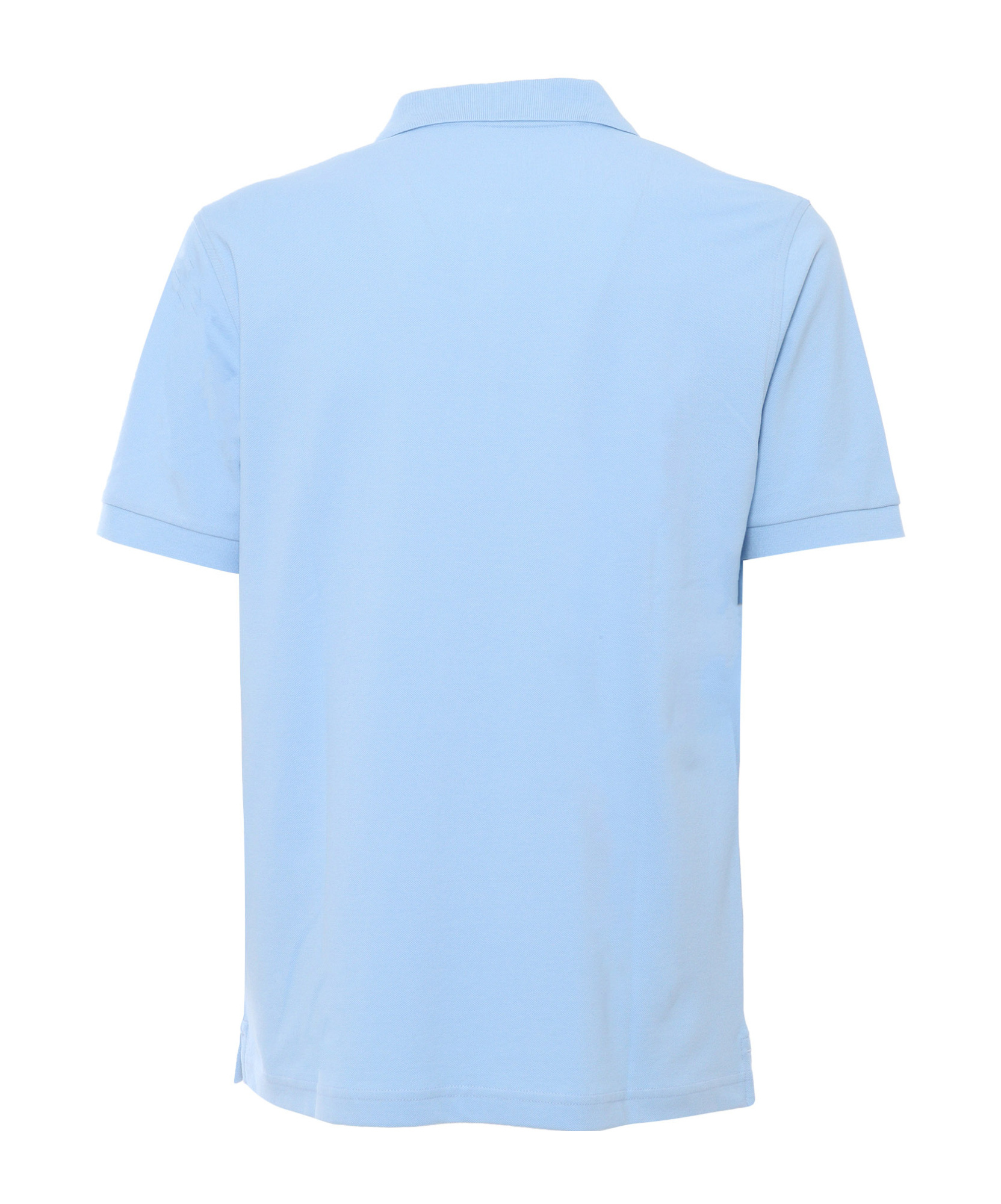 Fay Polo Db Collar Piquet In Blue