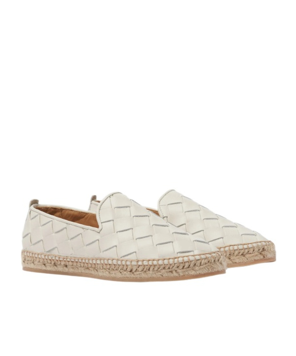 Scarosso Martina Woven Espadrilles In White