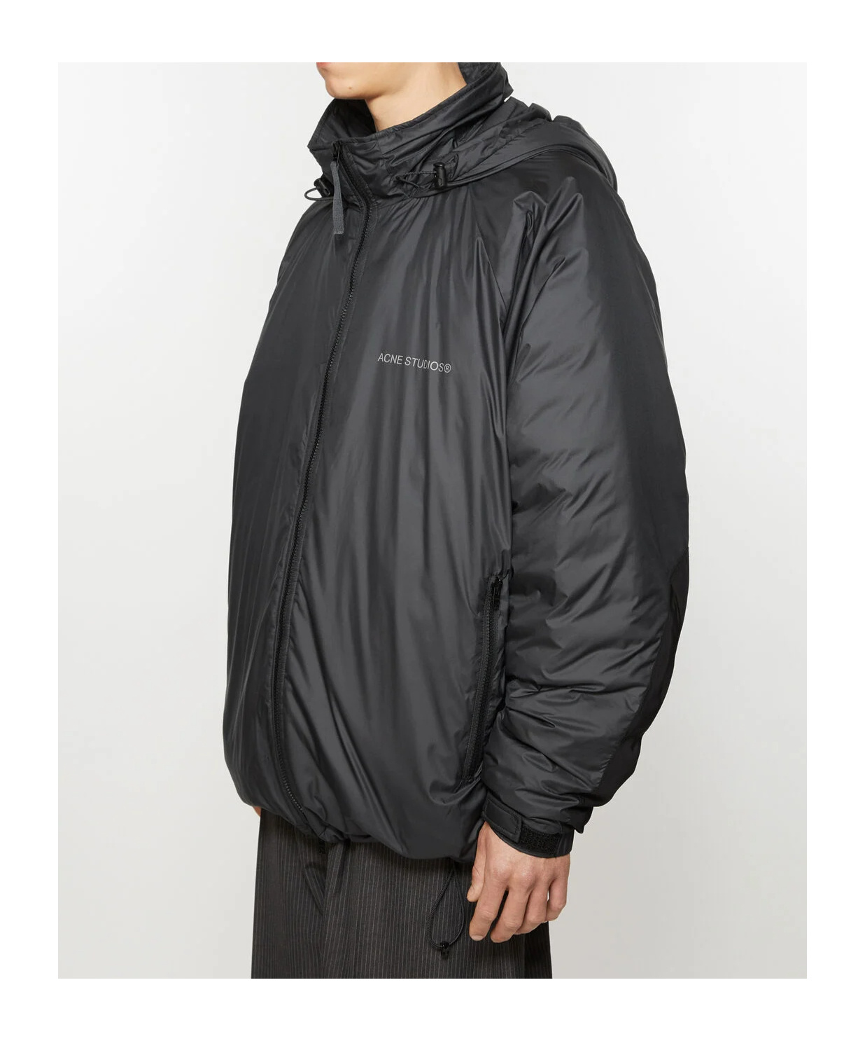 Shop Acne Studios Down Jacket In Black