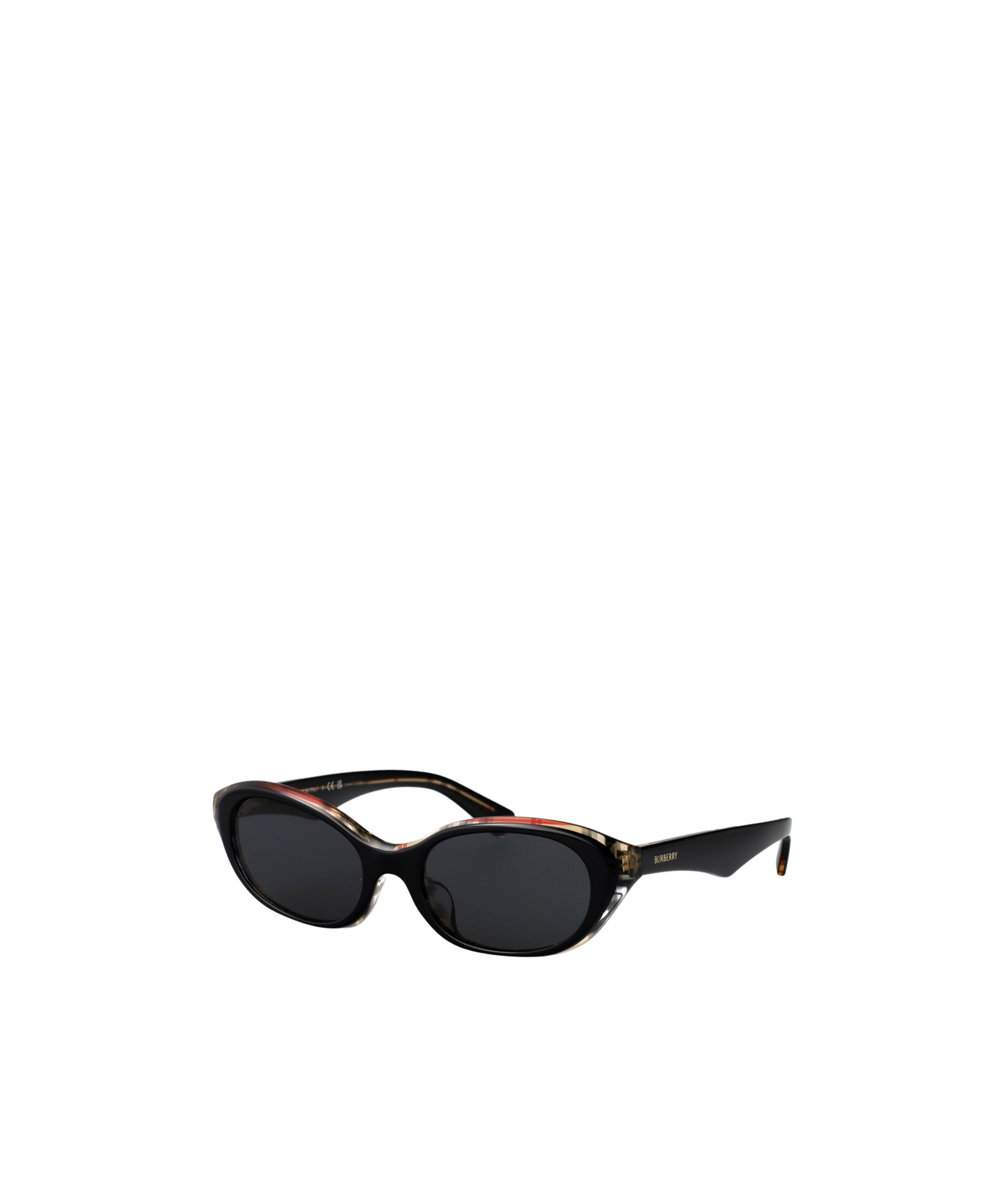 Burberry Eyewear Round Frame Sunglasses In Black