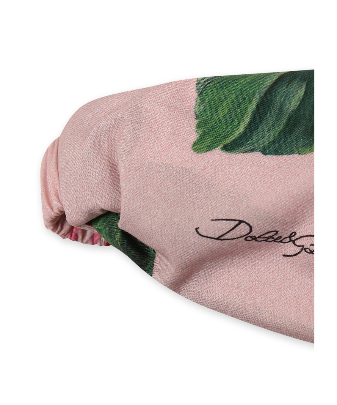 Dolce & Gabbana Flower Pattern Hair Band In Pink