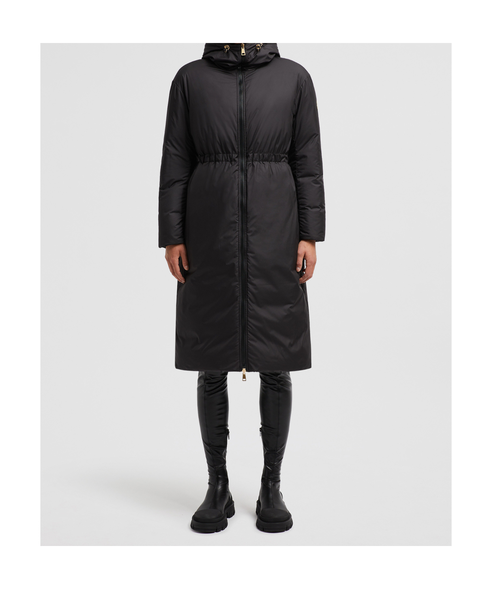 Moncler Boulogne Coat In Black