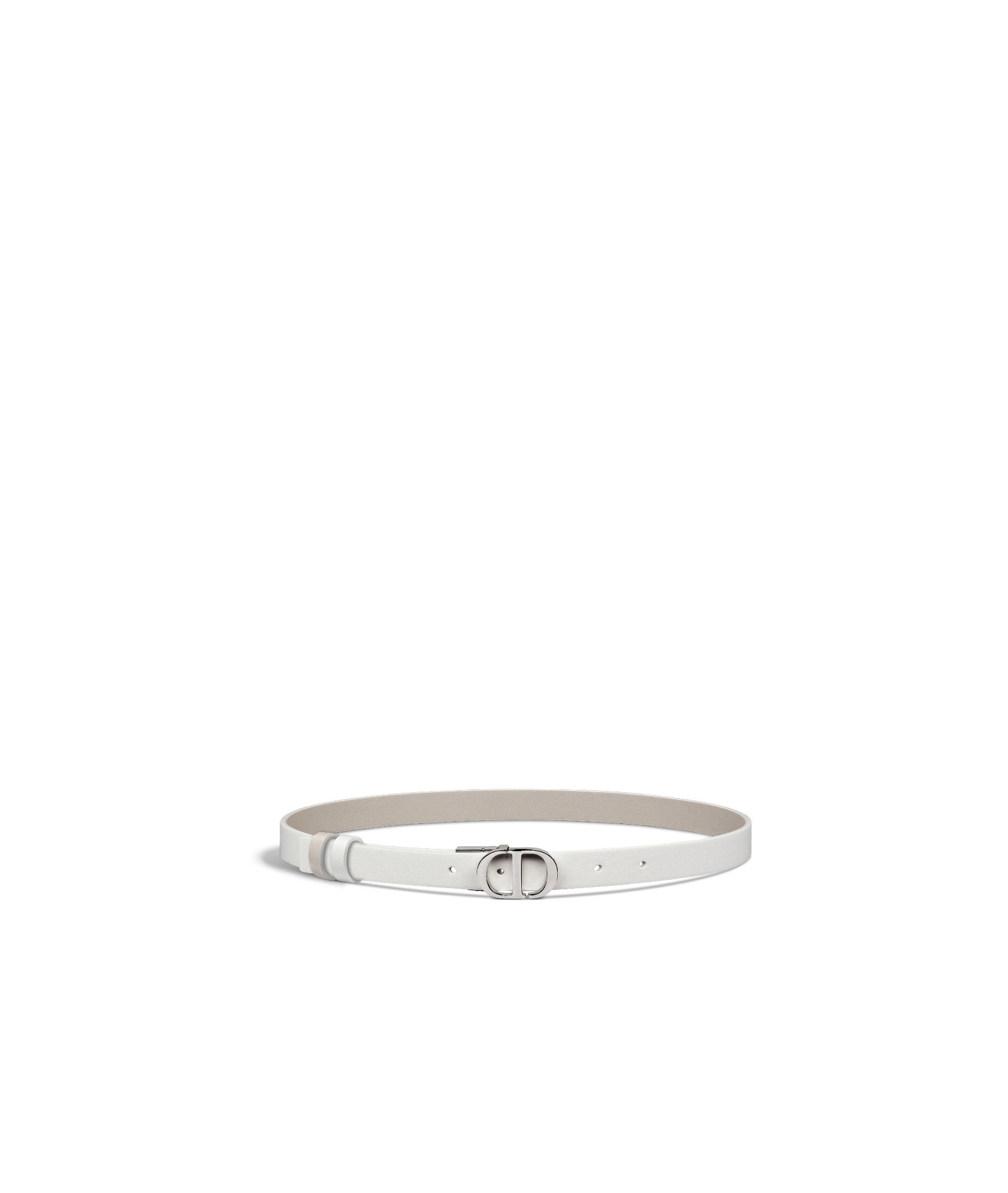 Dior 30 Montaigne Reversible Belt In Gray/light Gray
