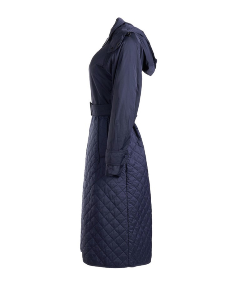 Weekend Max Mara Long-sleeved Coat In Black