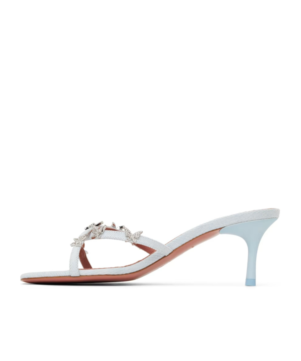 AMINA MUADDI DEBORA 60 CROSS-STRAP HIGH-HEELED SANDALS 
