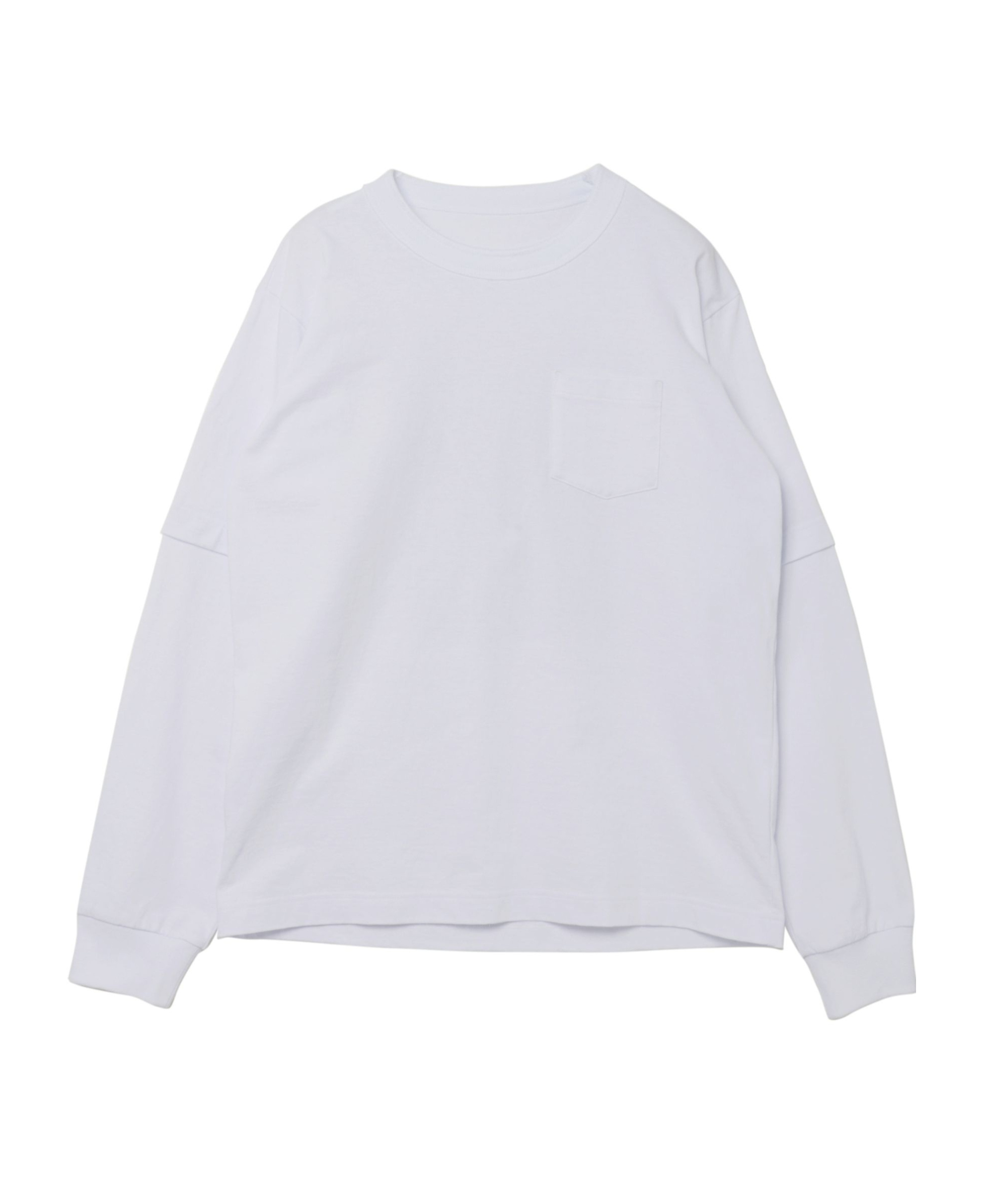Sacai Long-sleeved T-shirt In White