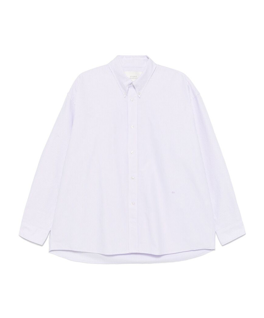 Studio Nicholson Gestreiftes Hemd In White