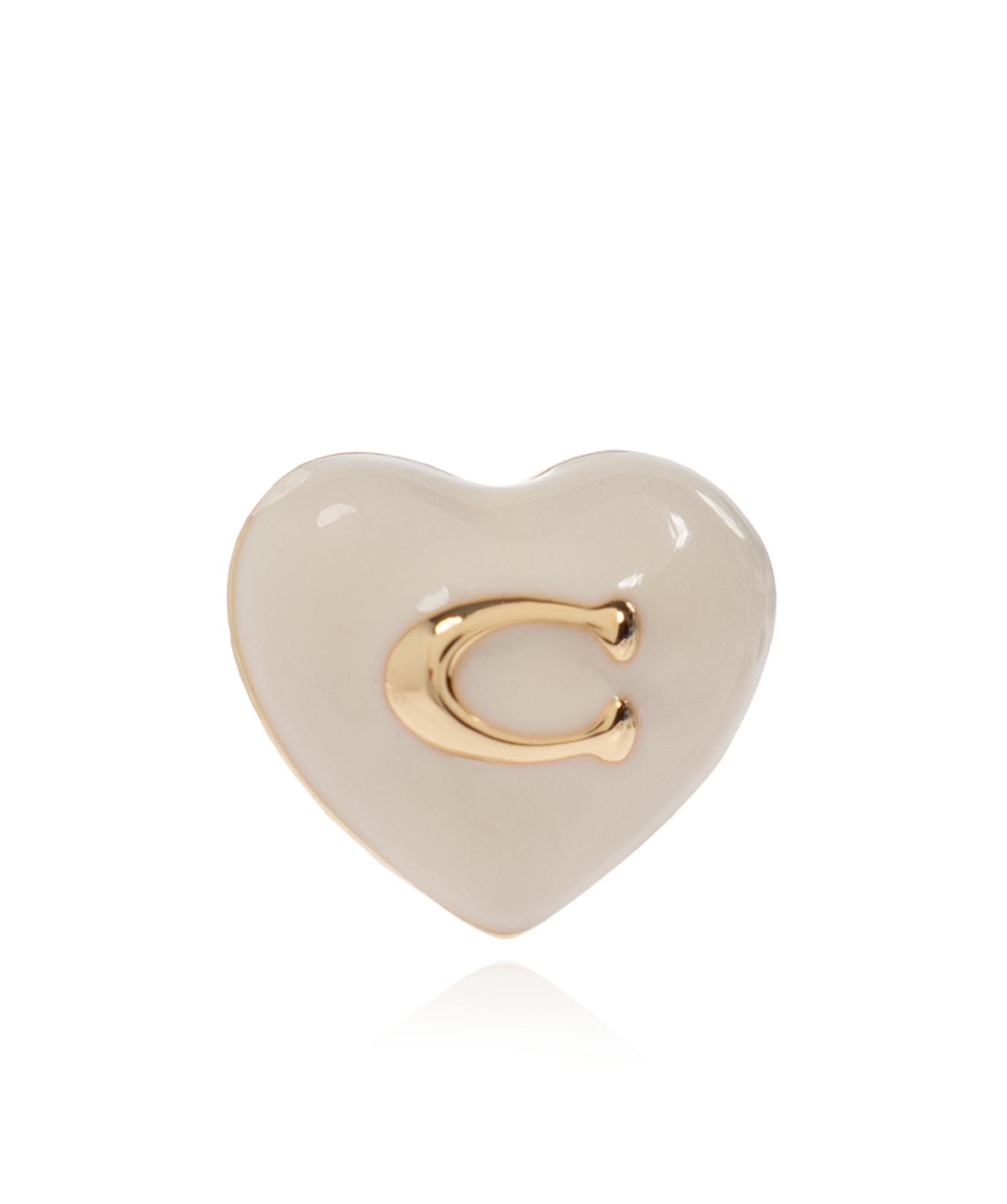 COACH COACH HEART-SHAPE EARRINGS