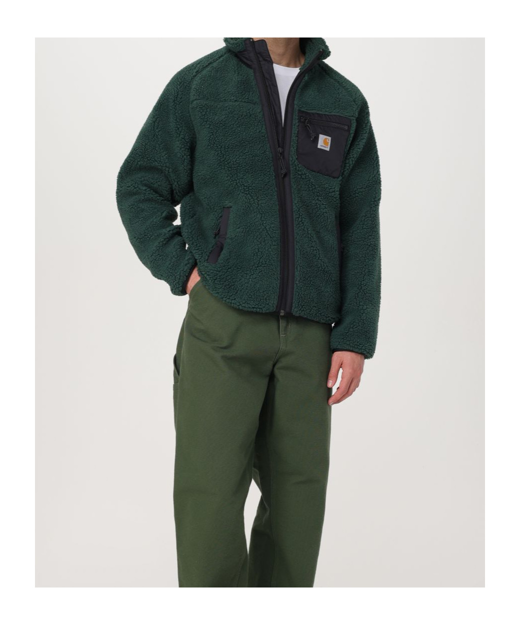 Carhartt Prentis Liner Jacket Sycamore Tree/black In Green
