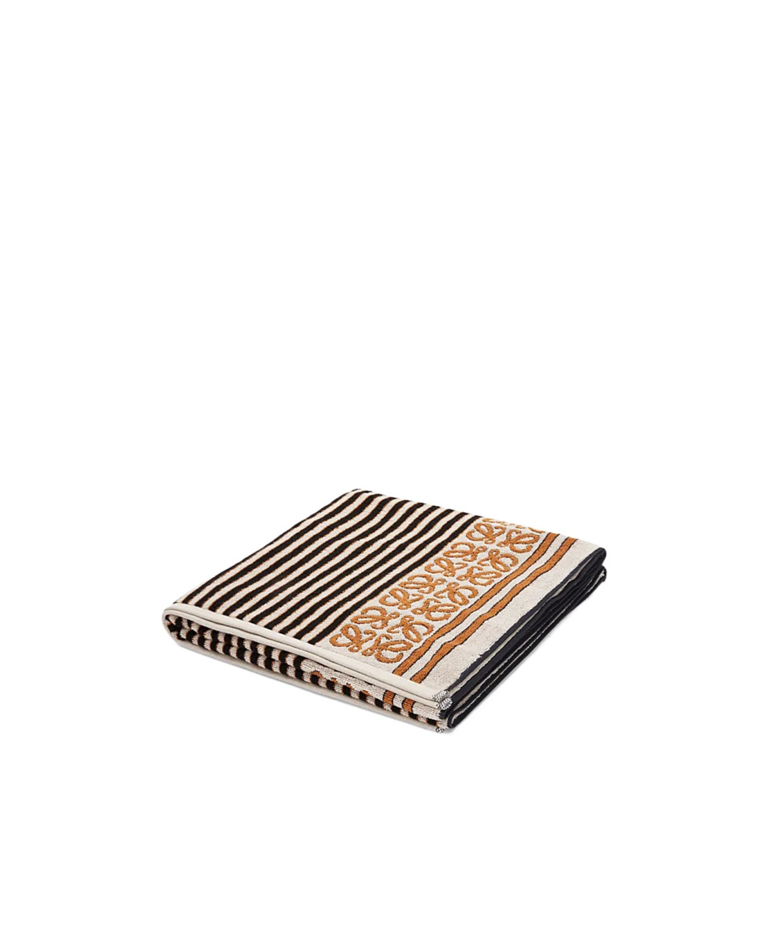 Loewe Logo Striped Towel In Multicolor