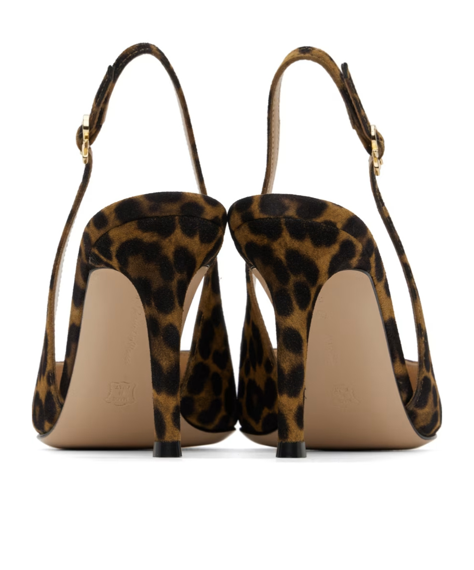 Gianvito Rossi Pointed Logo High-heeled Sandals In Black
