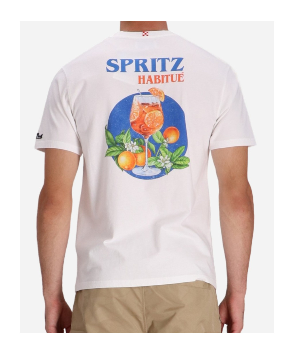 Shop Mc2 Saint Barth Short-sleeved T-shirt In White