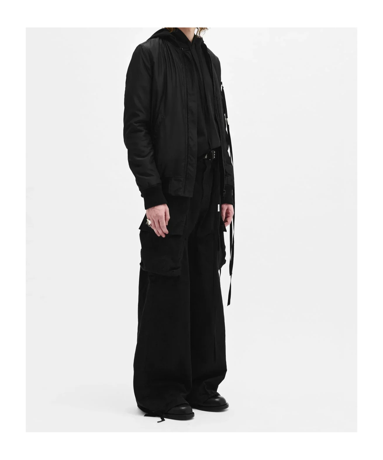Ann Demeulemeester Dries Standard Bomber In Black