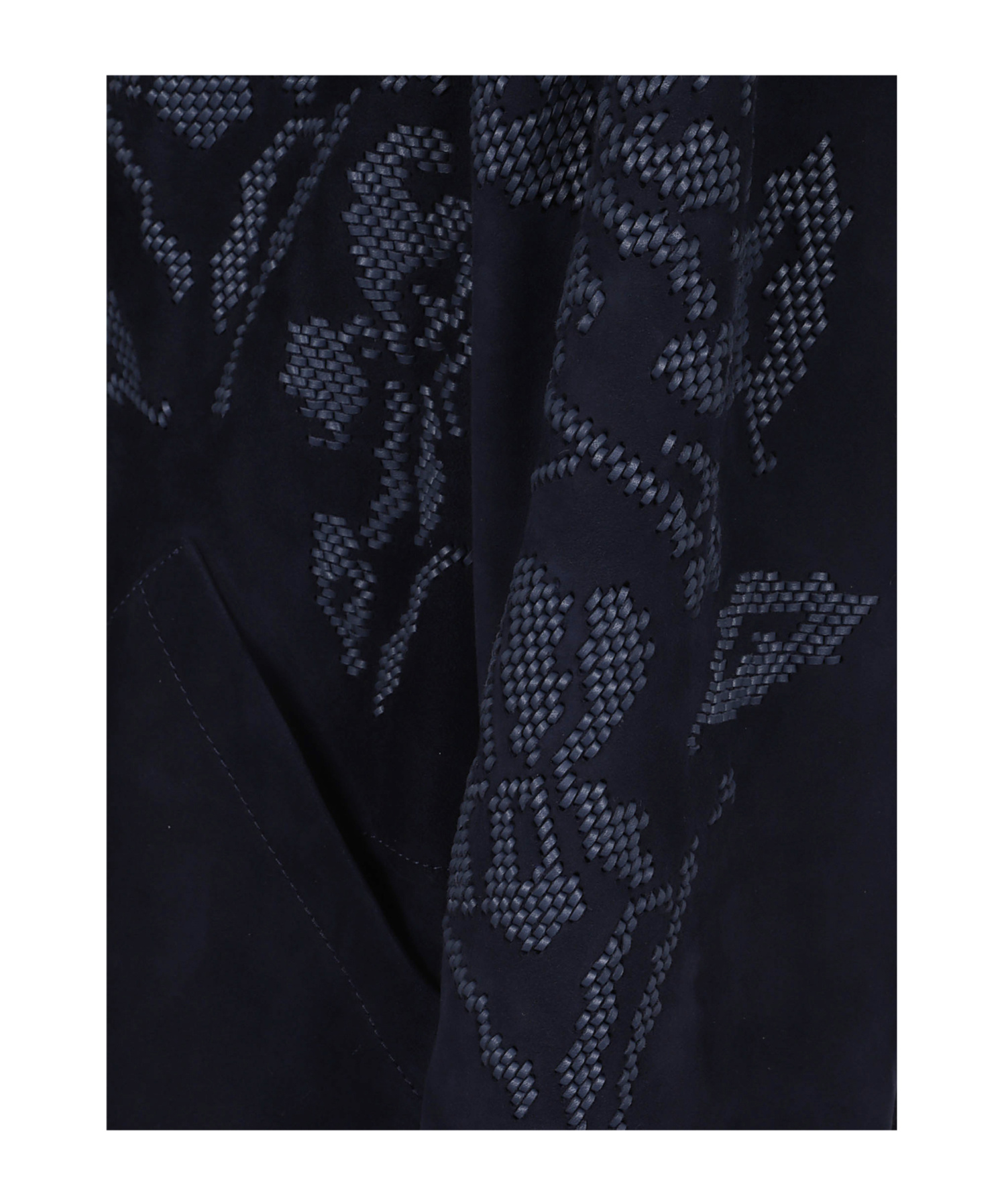 Ermanno Scervino Long Sleeve Suede Sheepskin Coat In Black