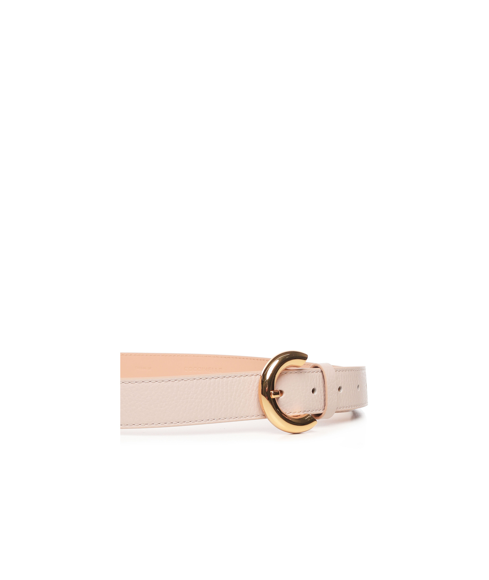 Shop Coccinelle Buckle-fastened Belt In Nude