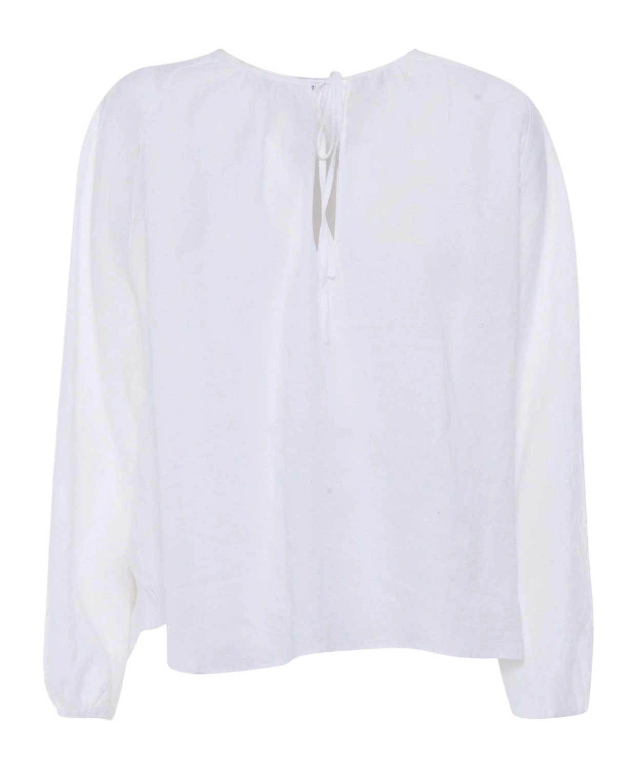 Aspesi Bow Tied Rounded Hem Top