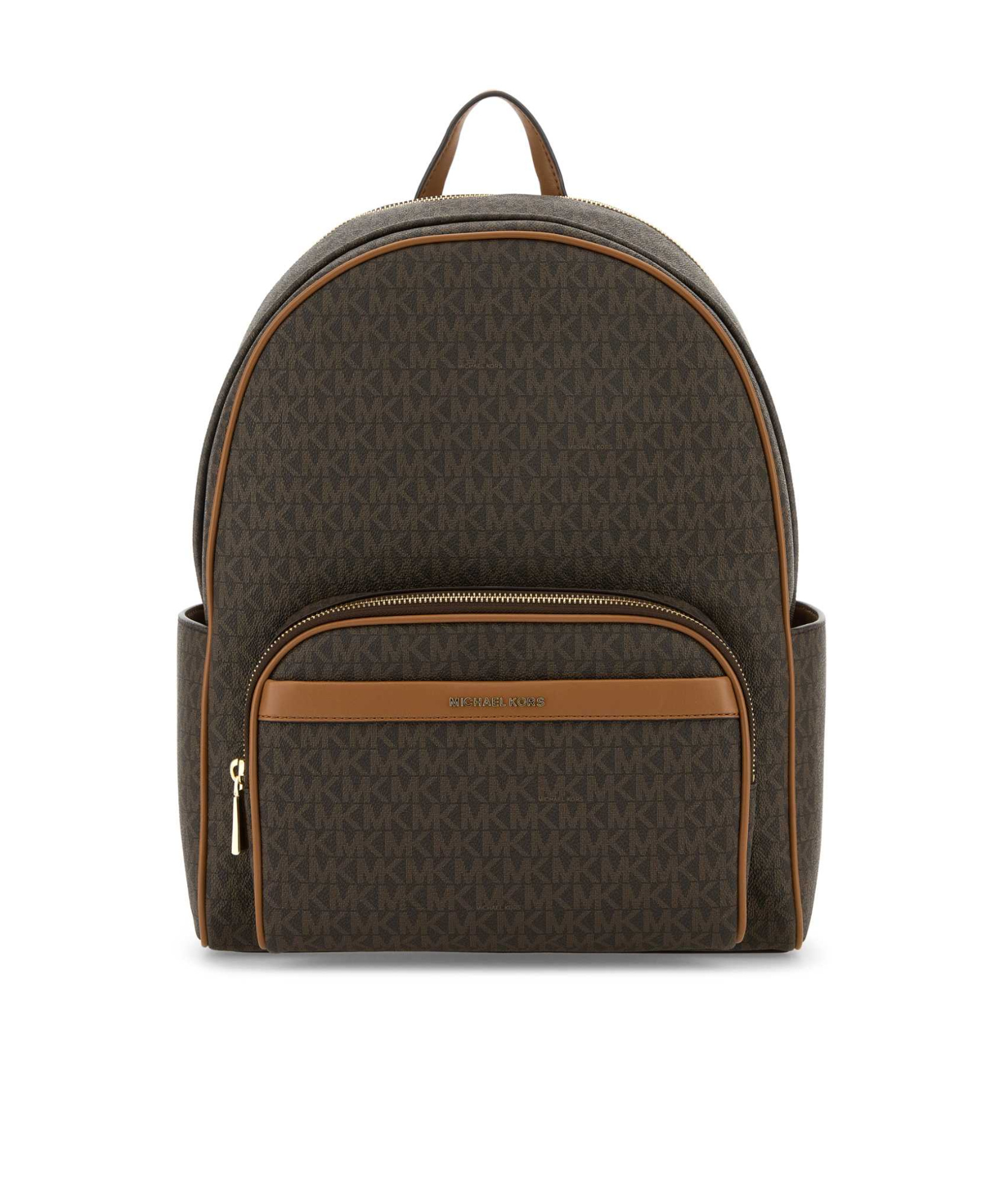 Michael Michael Kors Michael Kors Logo Monogram Large Backpack In Black
