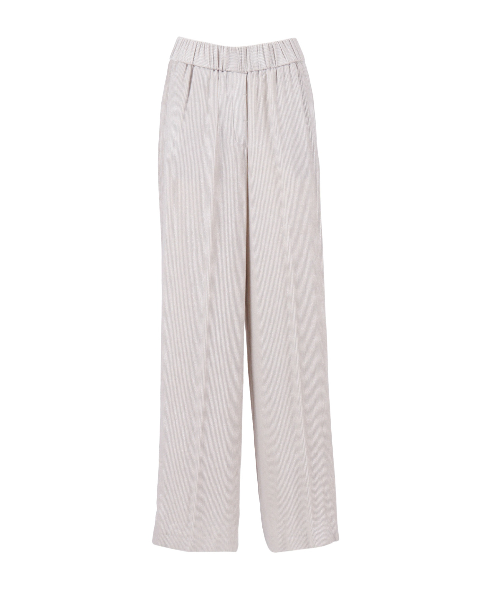 Peserico Wide-leg Trousers With Relaxed Silhouette In White