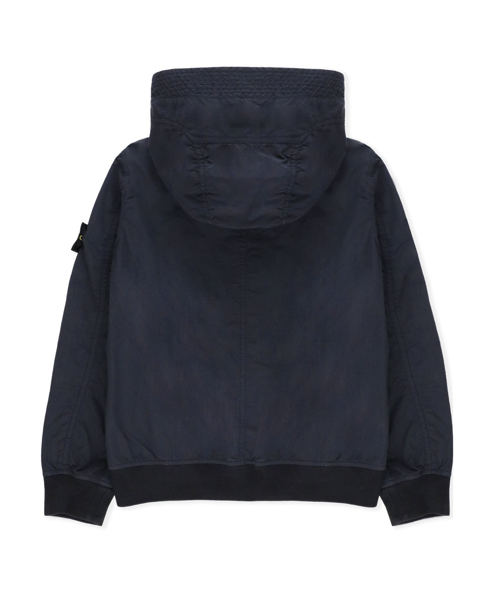 Stone Island Long-sleeved Zipper Jacket In Blue