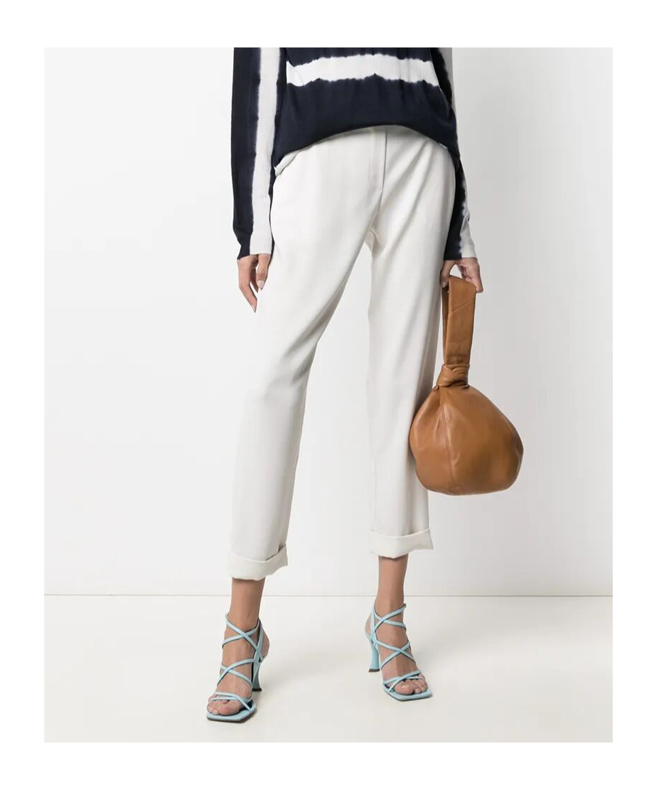 Shop P.a.r.o.s.h High-waist Crêpe Trousers