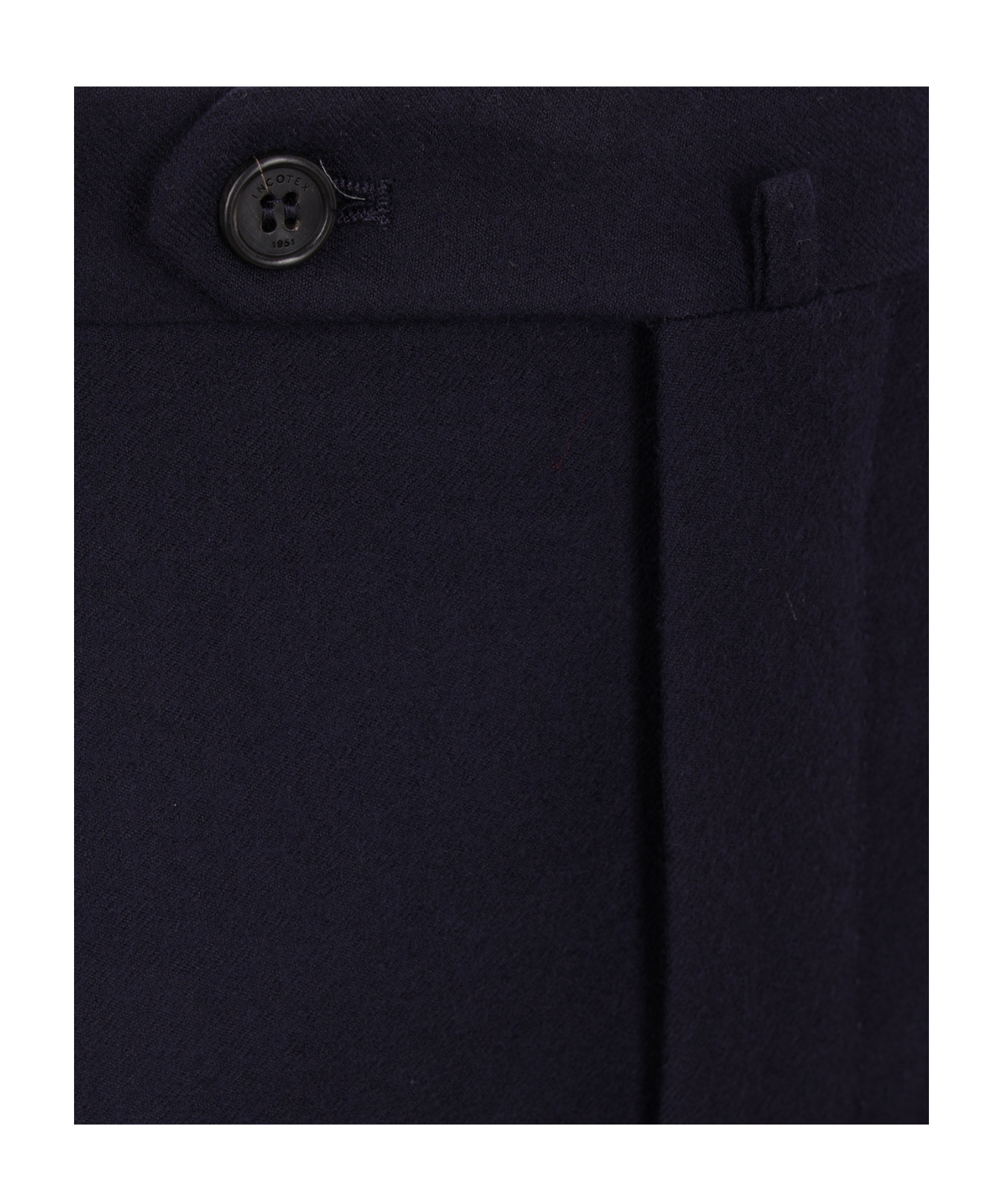 Incotex Virgin-wool Tailored Trousers In Black
