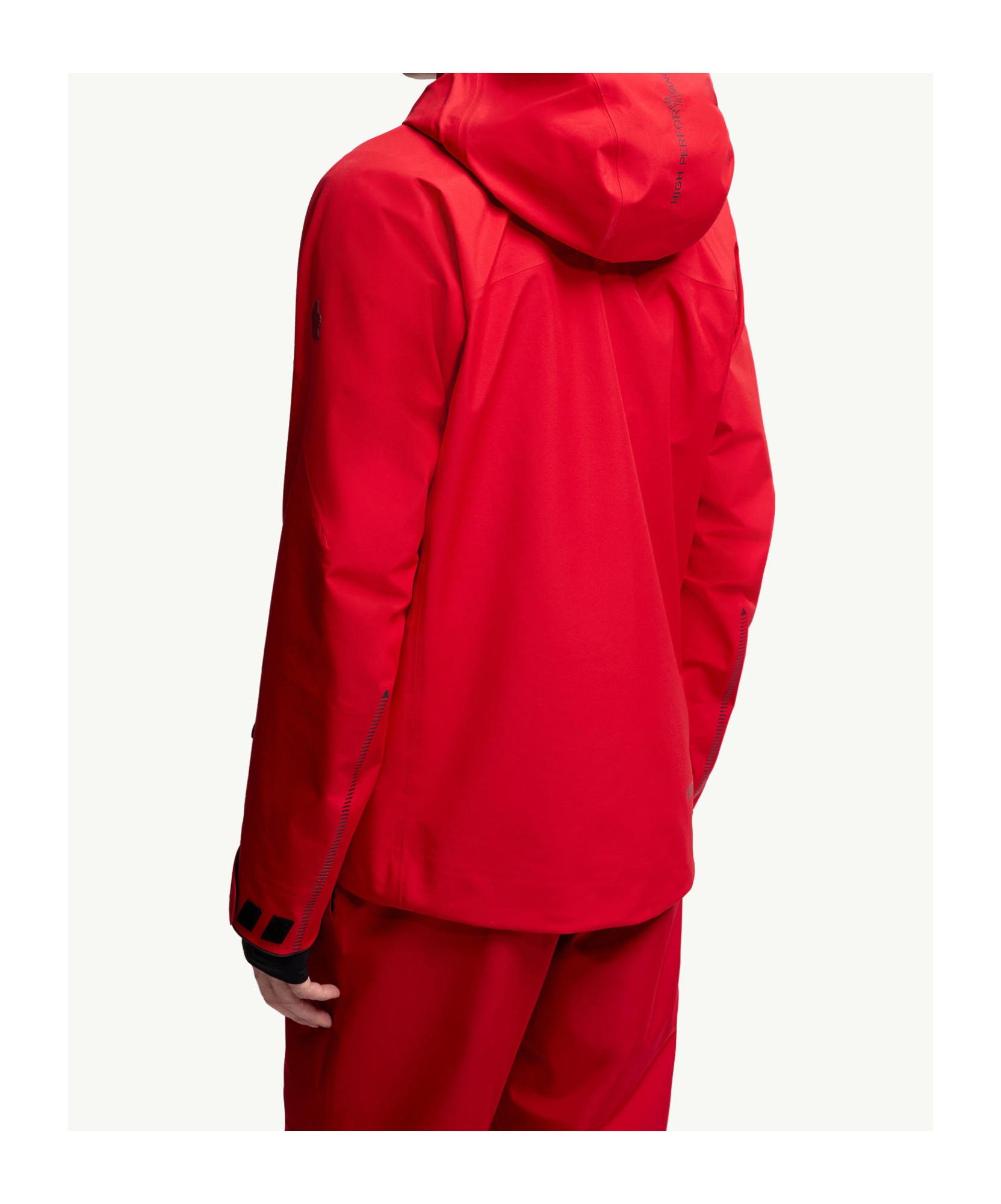 Moncler Hinterburgs Hooded Gore-tex Ski Jacket In Red