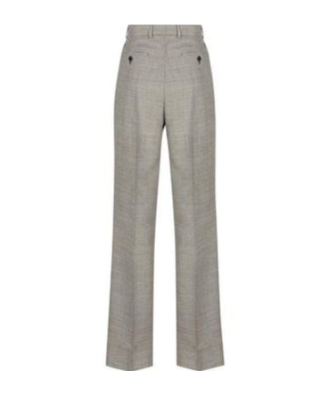 Prada Belt-loop Casual Pants In Gray