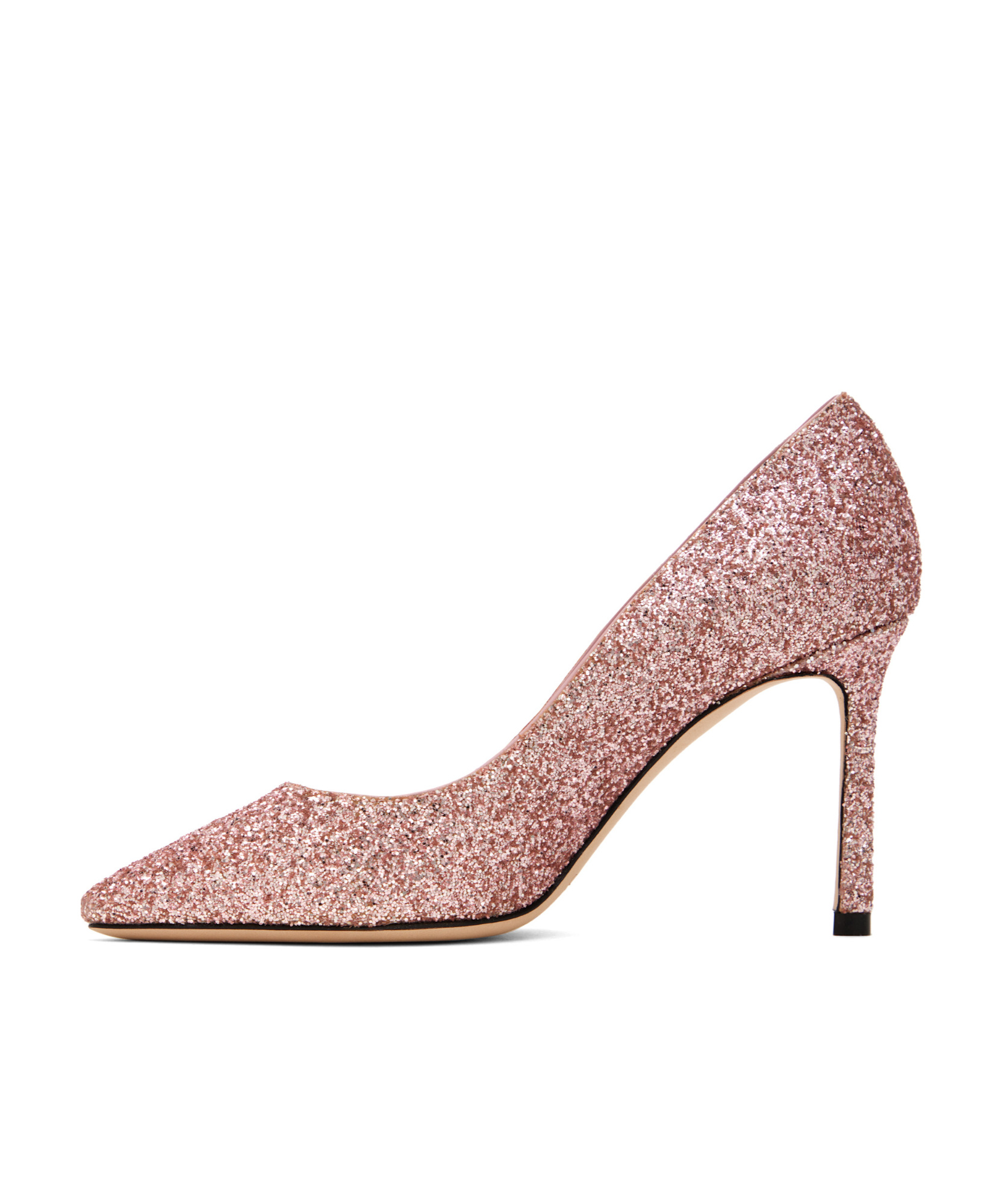 Jimmy Choo Ssense Exclusive Pink Romy 85 Heels In Pink