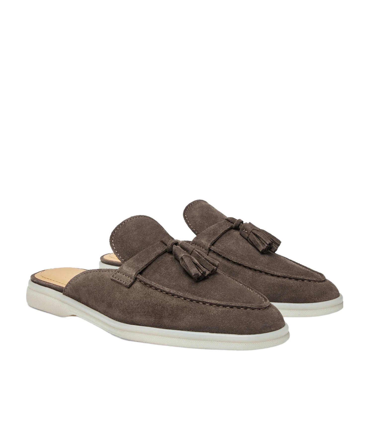 Scarosso Lucrezia Tassel-detailed Slip-on Mules In Multi