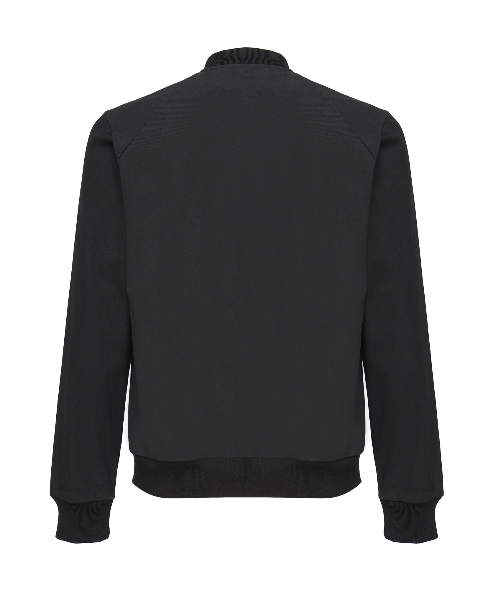 Giuliano Galiano Cotton-blend Bomber Jacket In Black
